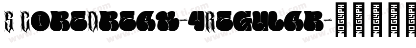 S CoreDream-4Regular字体转换